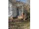 Damaged screened porch area at 4053 Little Creek Church Rd, Clayton, NC 27520