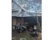 Cluttered storage shed with various items inside at 4053 Little Creek Church Rd, Clayton, NC 27520