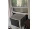 Window mounted Frigidaire air conditioning unit at 4053 Little Creek Church Rd, Clayton, NC 27520