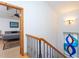 Main bedroom with a large bed and access to the bathroom at 6328 Bissette Rd, Wendell, NC 27591
