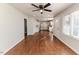 Open living room with view of kitchen at 902 Cobb Ct, Sanford, NC 27330