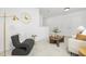 Stylish living room featuring modern furniture, elegant lighting, and neutral tones at 100 Sequoia Dr # 2387, Louisburg, NC 27549
