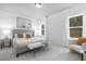 Inviting main bedroom with large windows, soft carpet, and neutral decor at 100 Sequoia Dr # 2387, Louisburg, NC 27549