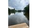 Scenic lake view features lush trees, calm waters, and an overcast sky, promoting tranquility at 1018 Lakeview Dr, Cedar Grove, NC 27231
