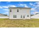 Exterior of a two-story home showcasing the siding and backyard at 108 Bonnie Girl Ct, Lillington, NC 27546