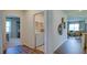 Laundry area with washer and dryer, plus access to other rooms at 1116 Middlecrest Dr, Rocky Mount, NC 27804