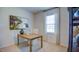 Home office with a desk, chair, and large window for natural light at 1116 Middlecrest Dr, Rocky Mount, NC 27804
