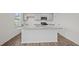 Large kitchen island with granite countertop and sink at 1121 Middlecrest Dr, Rocky Mount, NC 27804