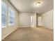 Bright bedroom with two windows, carpet and access to bathroom at 1134 Chestnut Bluff, Apex, NC 27502