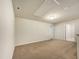 Spacious bedroom with attic access and carpet flooring at 1134 Chestnut Bluff, Apex, NC 27502