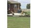 Spacious backyard patio with grill and seating at 2001 Bunnfield Dr, Zebulon, NC 27597
