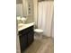 Full bathroom with shower, toilet and vanity at 2001 Bunnfield Dr, Zebulon, NC 27597