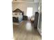 Spacious main bedroom with hardwood floors and an ensuite bathroom at 2001 Bunnfield Dr, Zebulon, NC 27597