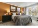 Main bedroom with large window and stylish decor at 2328 Sugar Cone Way, Fuquay Varina, NC 27526