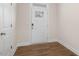 Bright and airy entryway with wood-look flooring at 317 Umstead St, Sanford, NC 27330