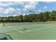 Two well-maintained tennis courts at 355 High Woods Rdg, Chapel Hill, NC 27517