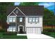 Two-story house with gray and white siding and a stone facade at 364 Pecan Valley Way, Four Oaks, NC 27524