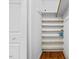 Well-organized closet with ample shelving at 521 N Franklin Dr, Sanford, NC 27330