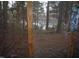 View from screened porch, overlooking a pond and trees at 626 Pine Ridge Pl Pl, Raleigh, NC 27609
