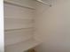 Storage closet with shelves for extra storage at 626 Pine Ridge Pl Pl, Raleigh, NC 27609