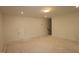 Unfinished basement with white walls, concrete floors, and potential for customization at 7113 Hubner Pl # 20, Cary, NC 27519