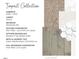 Sample selection of interior finishes, including cabinets, carpet, kitchen countertop, backsplash, and bathroom tile at 7113 Hubner Pl # 20, Cary, NC 27519