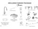 Included finish package including chrome bathroom and kitchen fixtures at 7115 Hubner Pl # 21, Cary, NC 27519