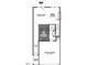 Layout for the home's first floor, featuring a garage, kitchen, and great room at 7115 Hubner Pl # 21, Cary, NC 27519