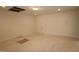 Unfinished basement space with lighting and unfinished floor at 7117 Hubner Pl # 22, Cary, NC 27519