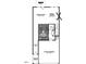 Floor plan of the main floor with kitchen, great room, and 2-car garage at 7117 Hubner Pl # 22, Cary, NC 27519