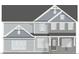 Charming two-story home featuring a mix of stone and siding, complemented by gabled roofs and traditional windows at 2038 Kelsey Ct, Hillsborough, NC 27278