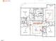 Blueprint floor plan of home with primary suite, bedrooms, and gameroom at 2038 Kelsey Ct, Hillsborough, NC 27278