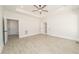 Spacious main bedroom with wood-look flooring, recessed lighting and ensuite access at 250 Ellington Rd, Graham, NC 27253