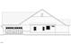 Exterior elevation of home with garage showing roofline and garage door at 2801 Mount View Church Rd, Moncure, NC 27559