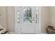 Front door with glass panels and sidelights at 3872 Hope Valley Rd, Durham, NC 27707