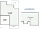 Approximate dimensions of first and second floor at 401 Streamwood Dr, Holly Springs, NC 27540