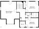 Upper floor plan with bonus room, bedrooms, and bathroom at 401 Streamwood Dr, Holly Springs, NC 27540