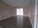 Simple dining room with hardwood floors and french doors at 409 James Toney Dr, Elon, NC 27244