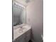 Clean bathroom with single sink vanity, toilet and shower at 4232 Vienna Crest Dr, Raleigh, NC 27613