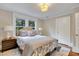 Bright bedroom with hardwood floors and neutral decor at 709 S Boylan Ave, Raleigh, NC 27603