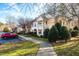 Exterior view of condo-style homes with balconies at 1300 Durlain Dr # 108, Raleigh, NC 27614