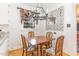 Charming dining area with wood table and chandelier at 2801 Chelsea Cir, Durham, NC 27707