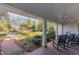 Front porch view showcasing a brick pathway and neighborhood at 2801 Chelsea Cir, Durham, NC 27707