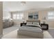 Cozy bedroom featuring neutral tones, ample natural light, and comfortable furnishings for relaxation at 3347 Ridgecrest Ct, Raleigh, NC 27607