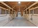 Bright and airy barn interior with stalls, providing a comfortable and functional space for livestock at 7700 Circle L Trl, Rougemont, NC 27572