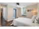 Sunlit bedroom with a window seat and access to an en-suite bathroom at 7700 Circle L Trl, Rougemont, NC 27572