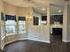 Bright dining area with a view to the kitchen at 1211 Canyon Rock Ct # 111, Raleigh, NC 27610