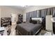 Primary bedroom with en-suite bathroom and walk-in closet at 1508 Carroll Heights Rd, Zebulon, NC 27597
