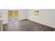 Bright dining area with hardwood floors and sliding glass doors to patio at 192 Paper Birch Way, Fuquay Varina, NC 27526