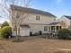 Two-story house with backyard, shed, and patio at 203 Stoney Dr, Durham, NC 27703